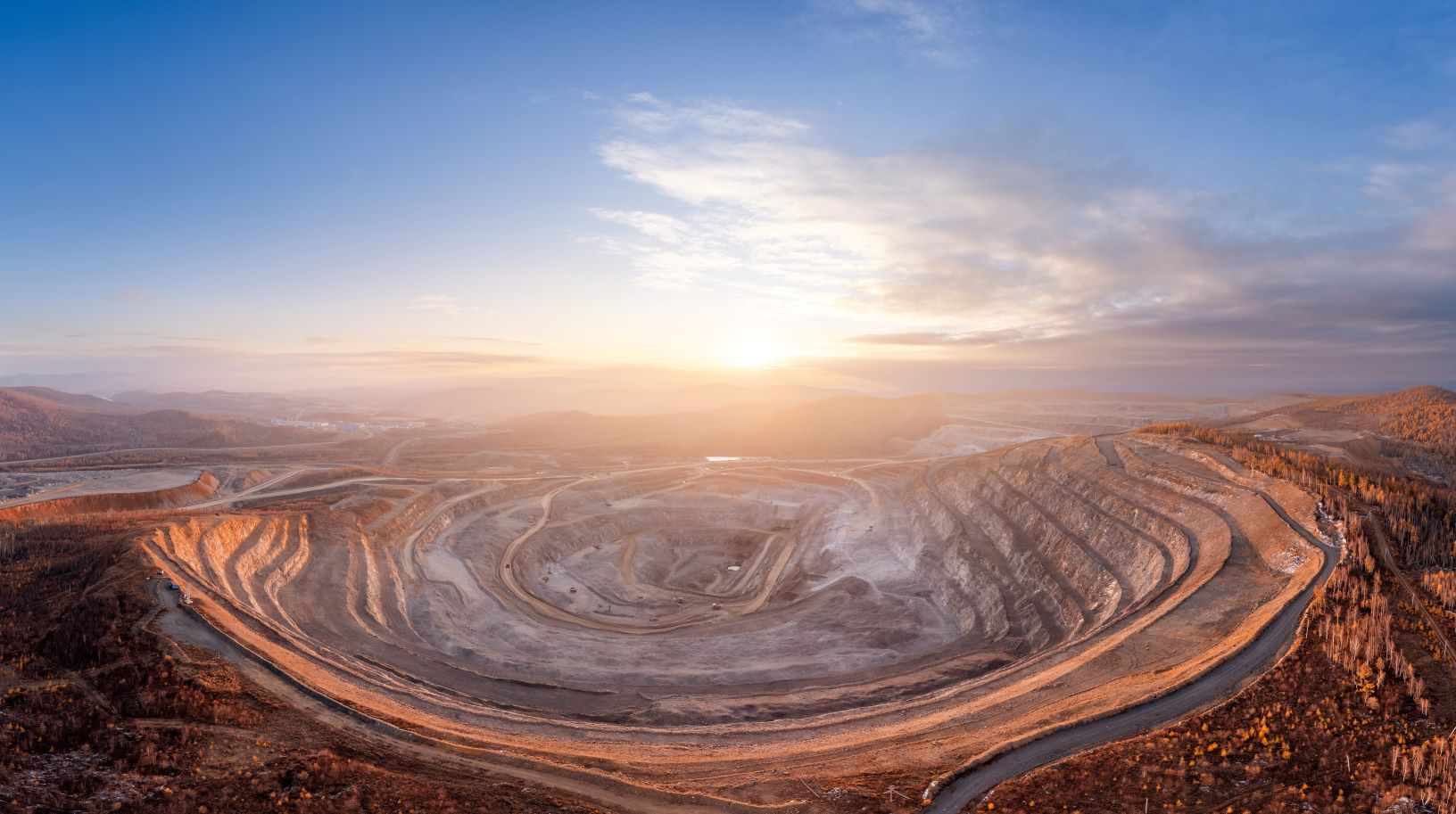 Open pit mine